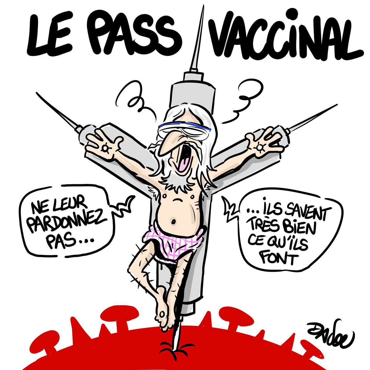 dadoubd's tweet photo. Un dernier dessin sur le Pass Vaccinal
La politique est fascinante
#Dadou ✍🏻
#PassVaccinal #Macron #Raoult #COVID #conseilconstitutionnel #Hanouna #Castex #tpmp #France https://t.co/LM5kr7bgW3