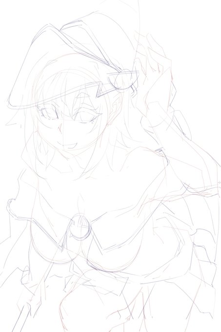 ラフですがブラマジ山こんなかんじで… 