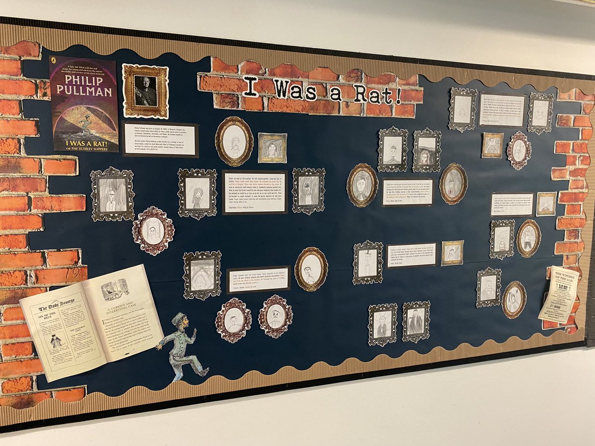 New display for I Was a Rat by @PhilipPullman, heavily inspired by @Matt_Mowff’s Cogheart display! @clpe1