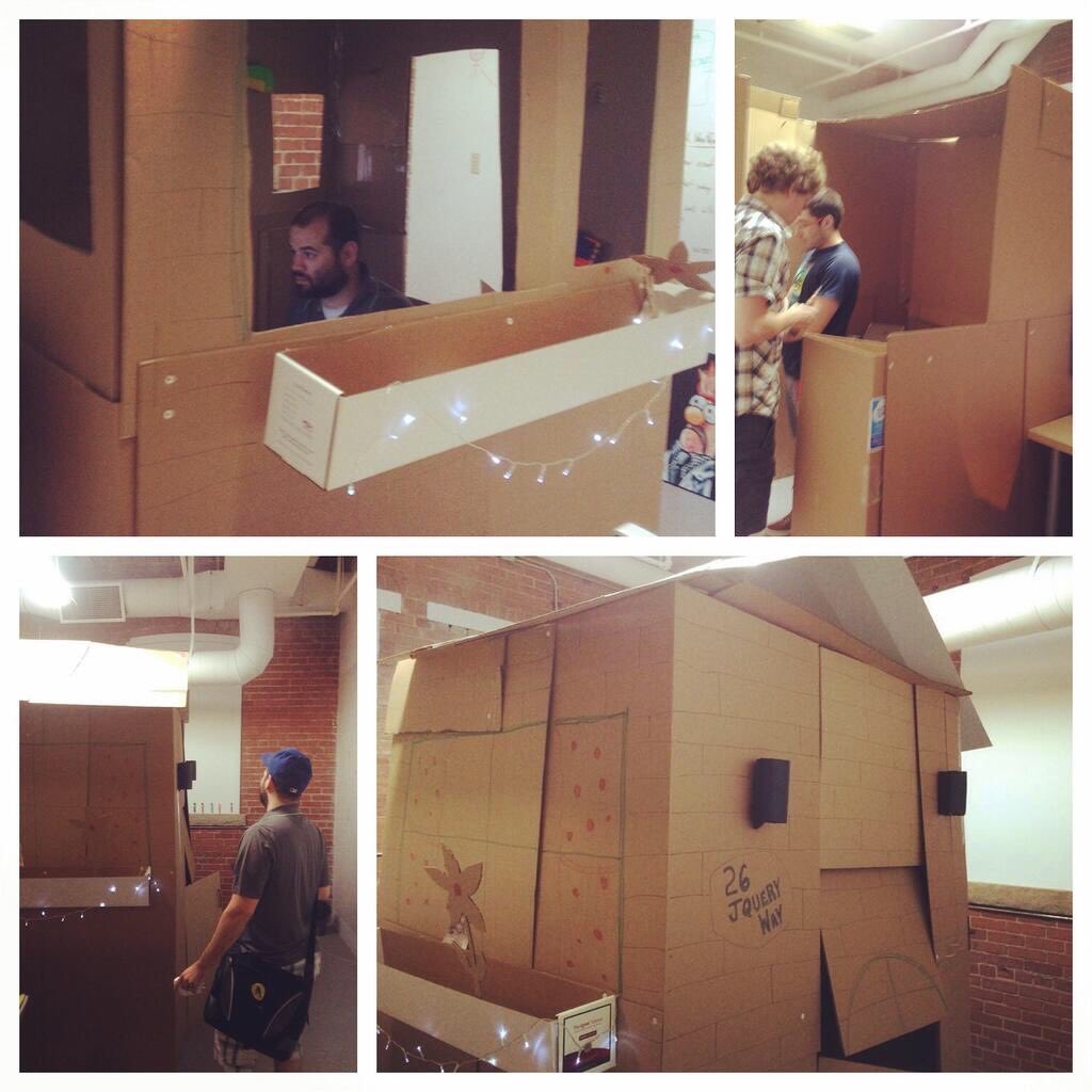 And all I got coming back from our honeymoon was a cardboard box…