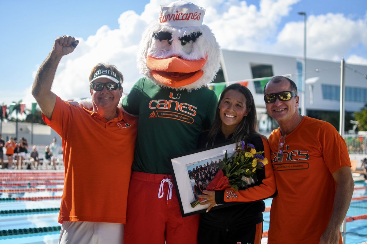 All smiles today on a beautiful Senior Day at The U - thankful for the contributions of these five special women! #GoCanes