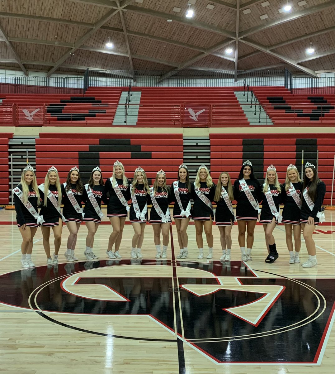 CVCheerleading's tweet photo. SENIOR NIGHT!
We ❤️ our 14 fabulous seniors - Casey, Emma, Caroline N., Karmen, Hailey, Katie, Hannah B., McKaylee, Rachel, Caroline L., Kate, Hannah W., Brooke and Paris. What a wonderful year it has been with you!  #seniors https://t.co/W4VakuALk5