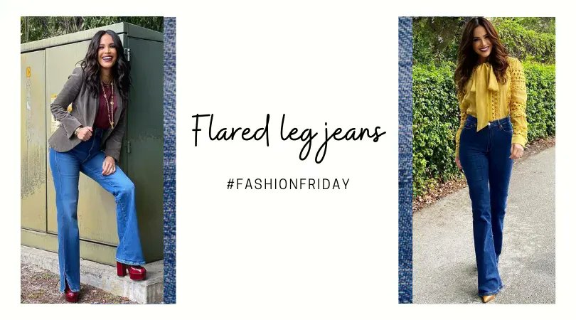 Este viernes de #Fashionfriday les traje una tendencia setentera, unos: Flared Leg Jeans😀 DA CLICK PARA VER LAS PRENDAS: bit.ly/flared-leg-jea… #siemprebellas #flaredlegjeans #moda #estilo #moda70s