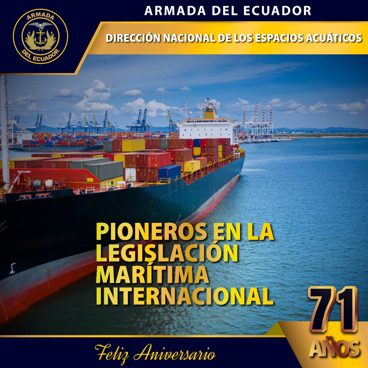 armada_ecuador's tweet photo. Hasta el siglo XIX, ante la inexistencia de un organismo ejecutor de las políticas navieras y portuarias de la nación, la legislación empleada se basaba en ordenanzas españolas, promoviendo el país para la época, con la implementación de las “Reglas para evitar el abordaje”, https://t.co/bdckVabocG