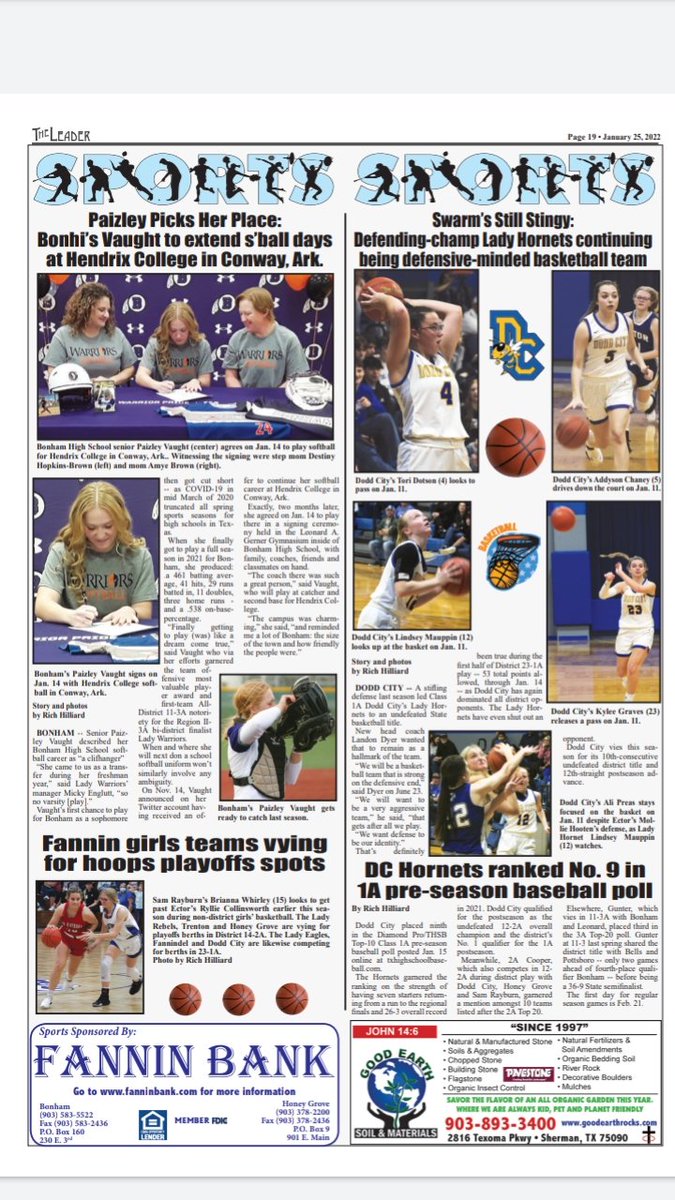 1/25 Fannin County Leader:
<a href="/paizley24/">paizley</a> <a href="/AthleticsBonham/">Bonham ISD Athletics</a> @bonhamsoftball <a href="/TXPrepSoftball/">Texas Prep Softball</a> <a href="/DoddCityISD/">Dodd City ISD</a> <a href="/TXHSGBB/">#TXHSGBB—TXHSGBB.com</a> <a href="/Texas1AFan/">Texas 1A Fan</a> @kylee_b_graves <a href="/toridotson44/">Tori Dotson</a> <a href="/AliPreas/">ali preas</a> <a href="/2ATxHSBaseball/">2ATxHSBaseball</a> #txhsbaseball <a href="/briannawhirleyy/">bri</a> <a href="/rrvsports/">RRV Sports</a> <a href="/AustinTGCA/">TGCA</a> <a href="/hardwoodtexas/">Hardwood Texas</a>