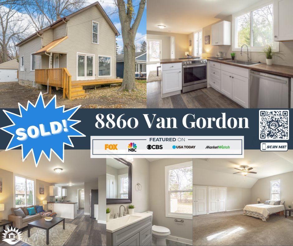 HomeHelpersSol's tweet image. 8860 Van Gordon is SOLD!🎉⁣
⁣
We couldn’t be happier that such a nice family is moving into this house. With almost every single thing replaced in this one &amp;amp; lake access right across the street, it is going to be an awesome home for years to come. 🏡⁣

HomeHelpersSolutions.com