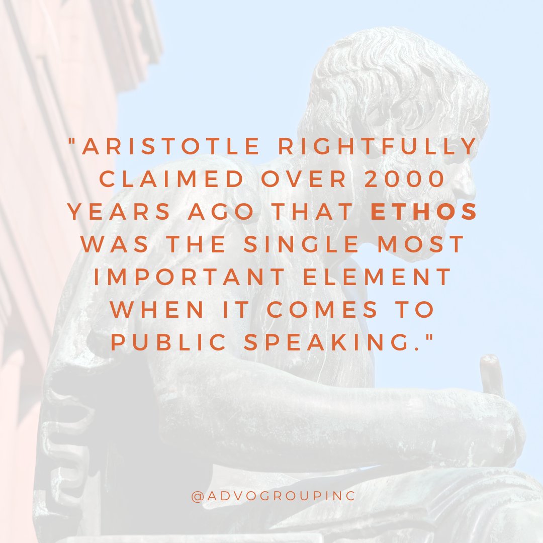 AdvoGroupINC's tweet photo. Logos, Pathos, and Ethos - also known as the head, the heart, and the gut. Do you agree with Aristotle? Is ethos the most important aspect of public speaking and argumentation? https://t.co/2gWd1ngNmH