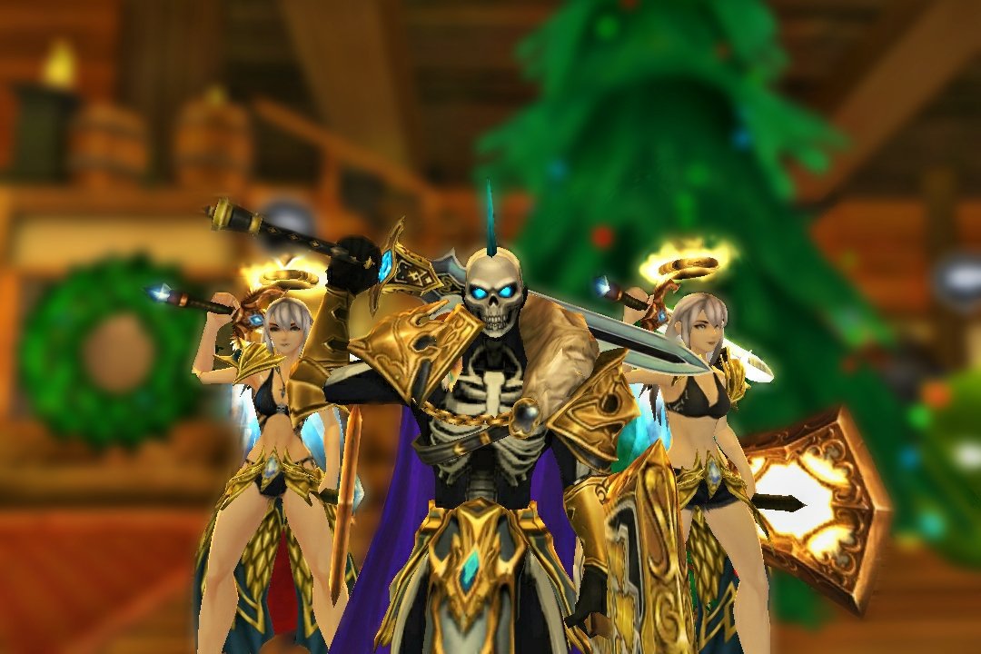 BLOODYSPADE1's tweet photo. Saw these two HIVE members standing besides me, figured id ask if we can take a pic heh 😎 #AQ3D #AQ3DDeathSpade https://t.co/L6rR4iB7bk