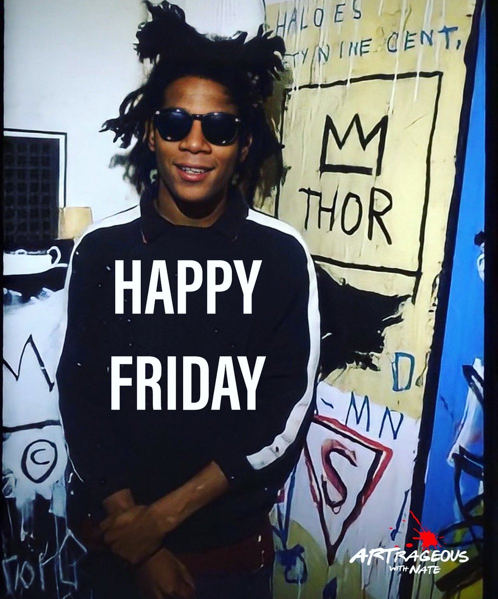 Happy Friday. 🎉 
.
#basquiat #HappyFriday #breaktime
