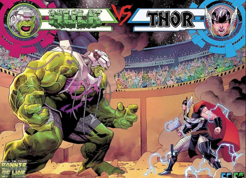 Thor vs Hulk rematch. More in the link. 
#Thor #Hulk #marvel #comics #bloggers #jcrcomicarts 
https://t.co/4x8uCJi5jc https://t.co/3cMQfkL2iz