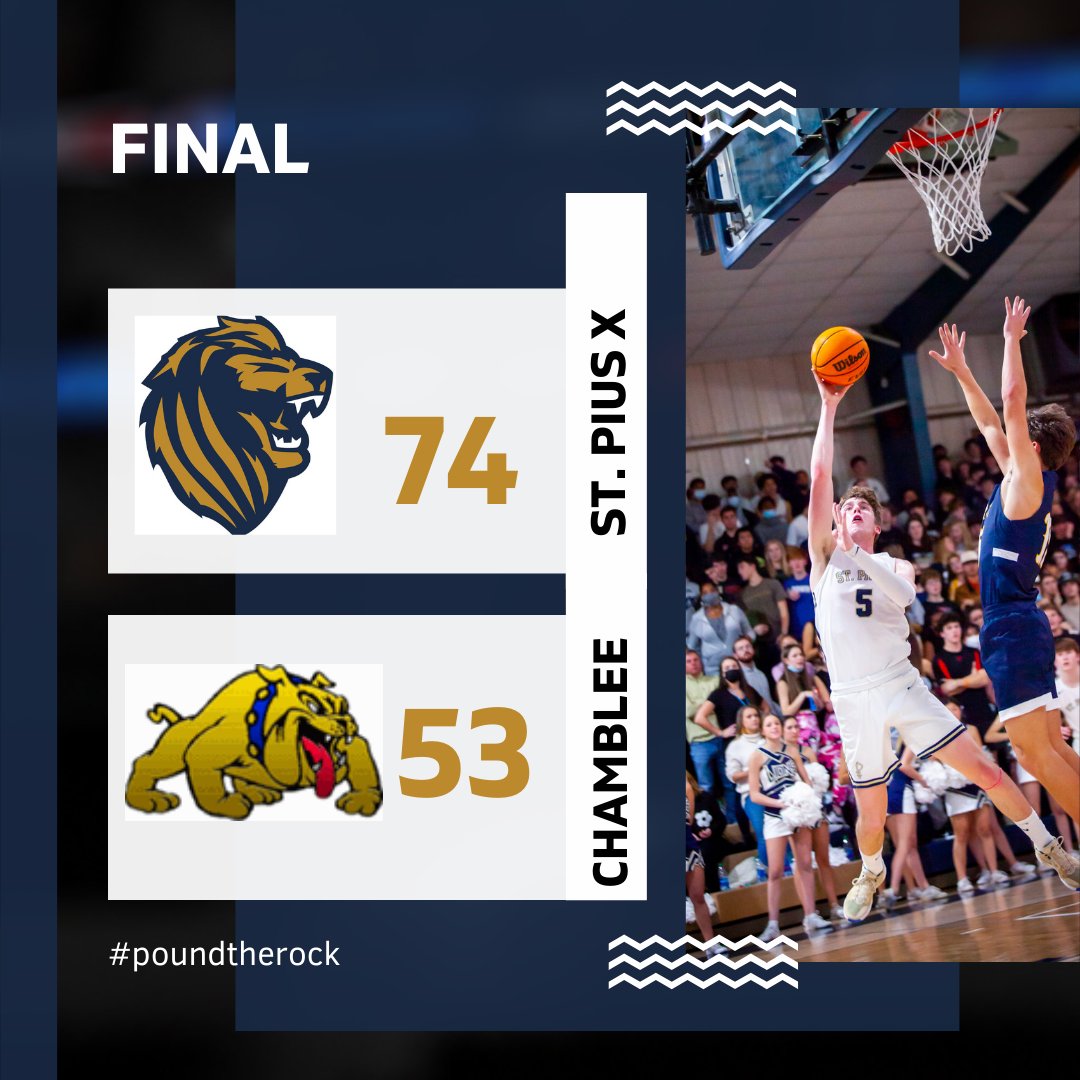 Big win over Chamblee tonight. @grantrowe8 hit eight threes for 24 points (easy math) and the team nailed a season-high 15.  @eamonnkenah added 18. Lovett at home tomorrow !