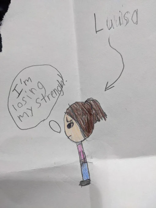 Kid: I drew something I KNOW you'd like

My Luisa bias so big all the kids know 😩 