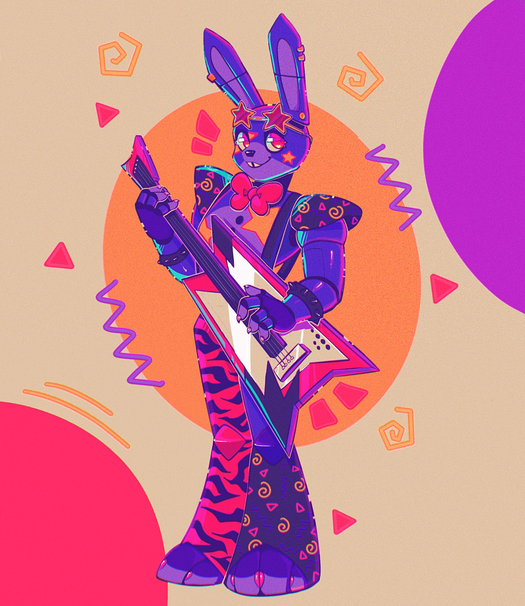 Glamrock Bonnie by arratoi_art -- Fur Affinity [dot] net