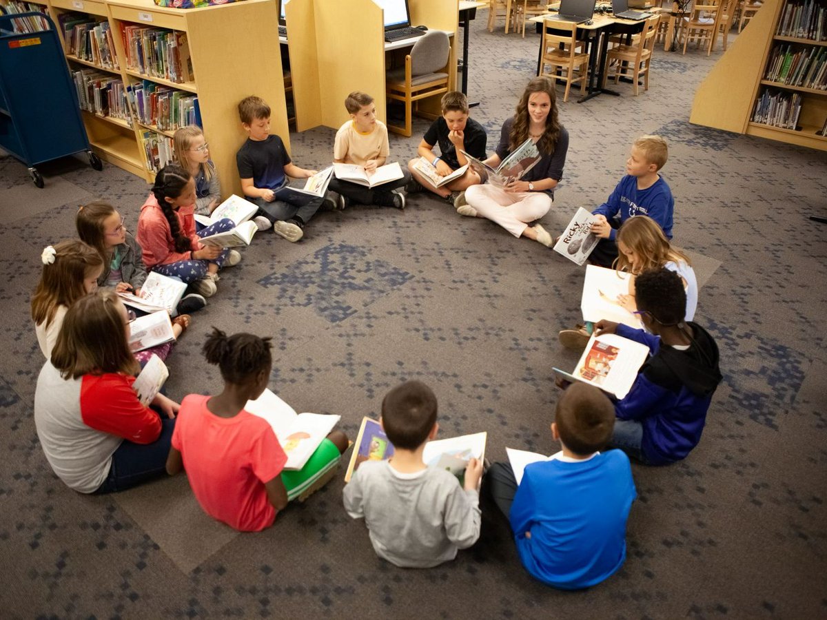 gracecollege's tweet photo. What is happening with the national teacher shortage? Experts in Grace's education department answer this question. Get the full story here: https://t.co/ez5uWnSMot #teachers #education #teach #teachershortage #gracecollege #schoolofed https://t.co/cYa1Ta0w5w