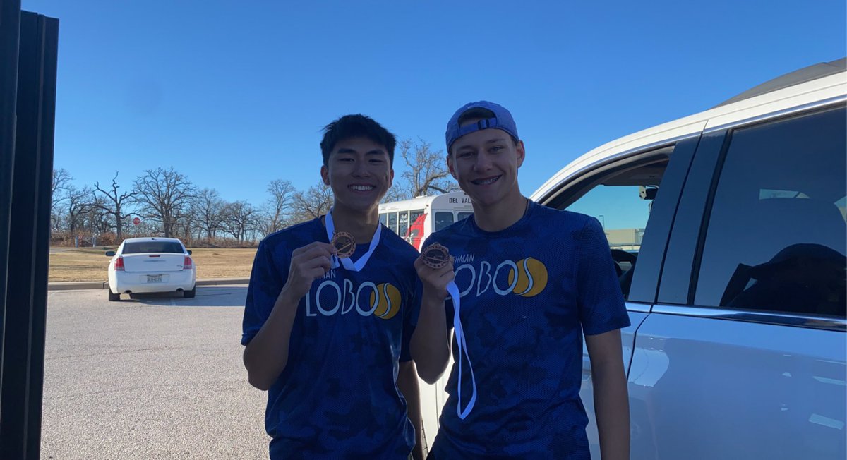Amazing start this season !! Mia saucedo , and regina Rodriguez took home third. Kadon sullins, and Tim lai took home 1st in consolations. More awards to come this season !! Lobo up