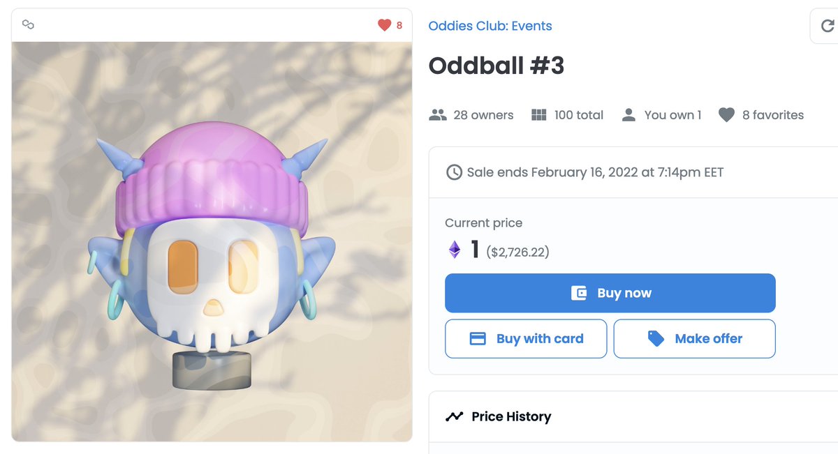 FrensWAGMI's tweet photo. Ah yeah! My @oddiesclub OddBall #3 finally in my wallet. You can win it too by being an active member in Discord and participating in fun games. https://t.co/QWir7stlBp