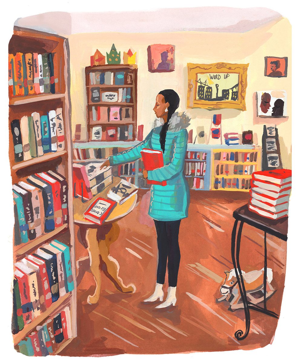 RT @ElliottBlackwe3: Browsing bookshops in the art of Jenny Kroik https://t.co/xguT4o36O7