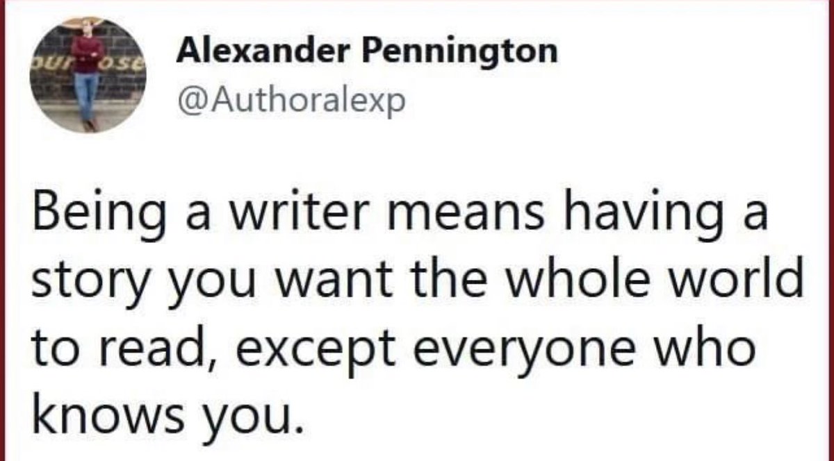 atgeiger11's tweet photo. Any other writers feel like this??? 😂

#WritingCommunity https://t.co/56XIGXMqMW