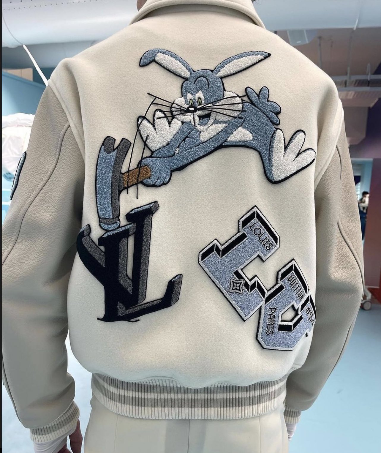 Outlander Magazine on X: Louis Vuitton custom Varsity Jacket made