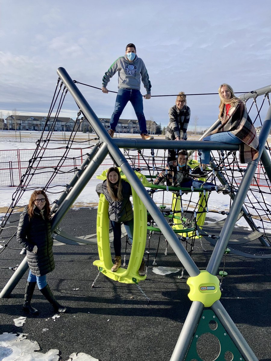 KiddleCBE's tweet photo. Our playground is officially open and look who got outside this afternoon to try it out! #WeAreCBE https://t.co/wi3CeMs9HA