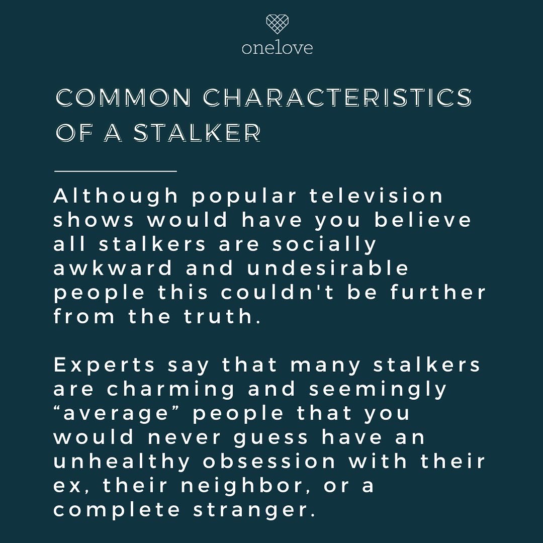 Join1Love's tweet photo. Since January is National Stalking Awareness Month, we’re sharing education to help you spot the signs of this toxic behavior.  #stalkingawarenessmonth https://t.co/cHnwcztidE