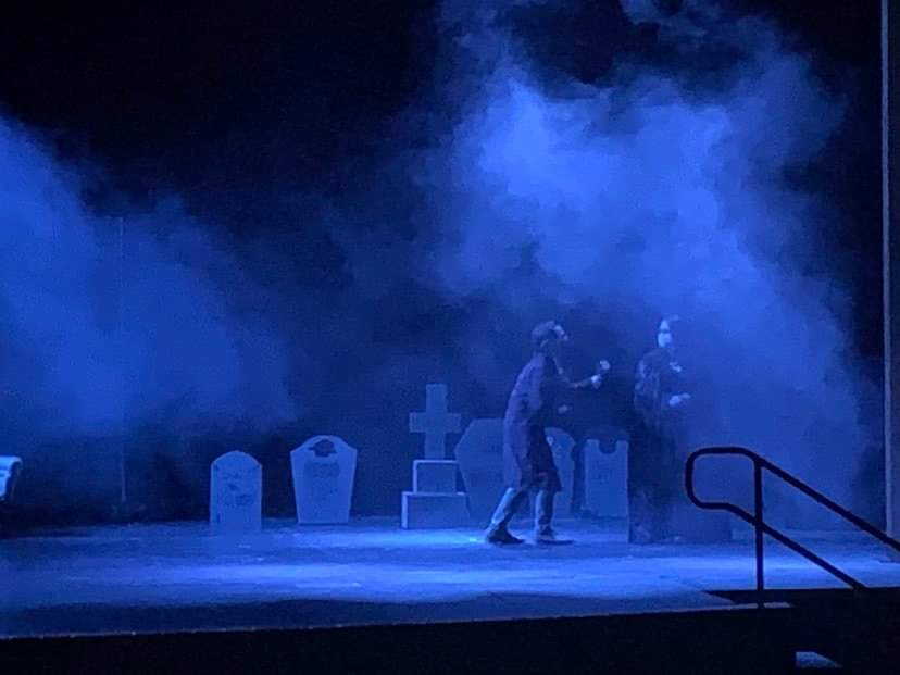 2.5 hours to curtain on opening night! Come figure out what's going on in this picture first-hand! Tickets are available here: onthestage.tickets/show/groveport…