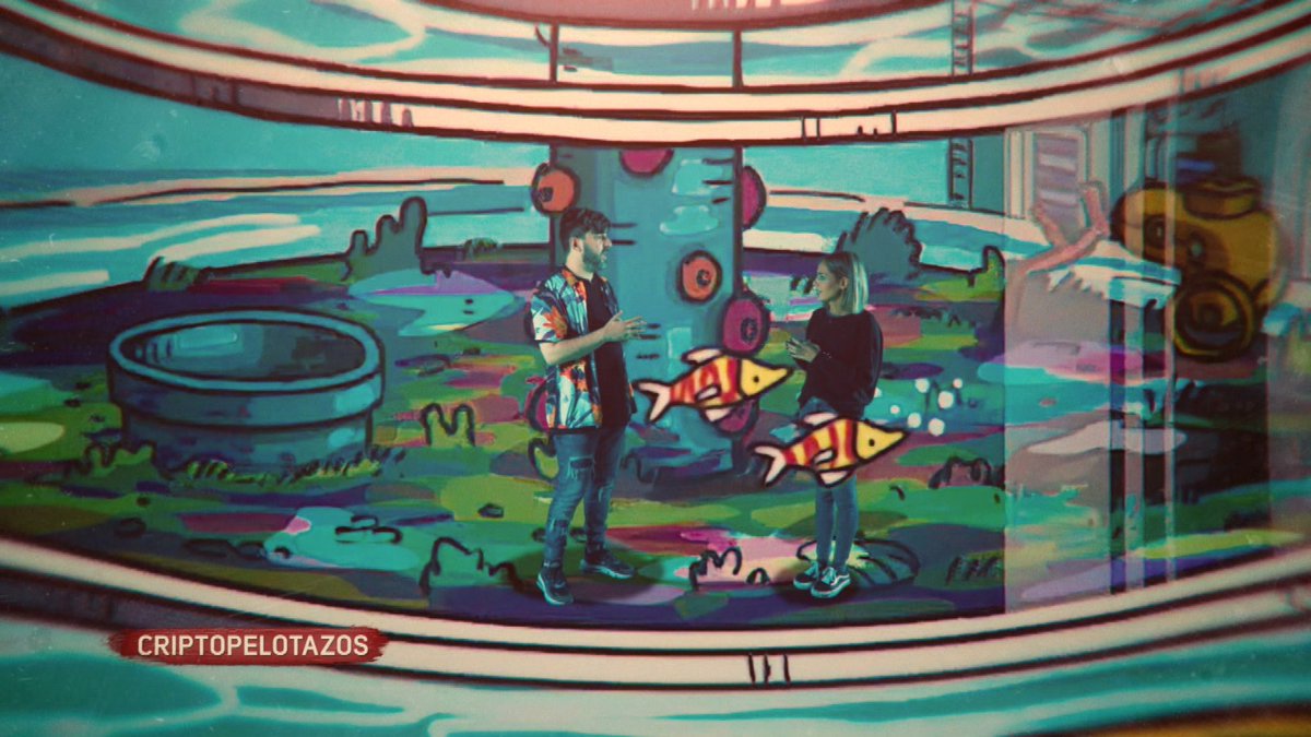 puntodemira_tv's tweet photo. Muy atentos porque @javierarres y nuestra reportera @mariaminyana van a entrar en una de sus obras artísticas. 

Un Giff animado valorado en 40.000 €
#PuntoCriptopelotazos https://t.co/YifbOn3Dbw