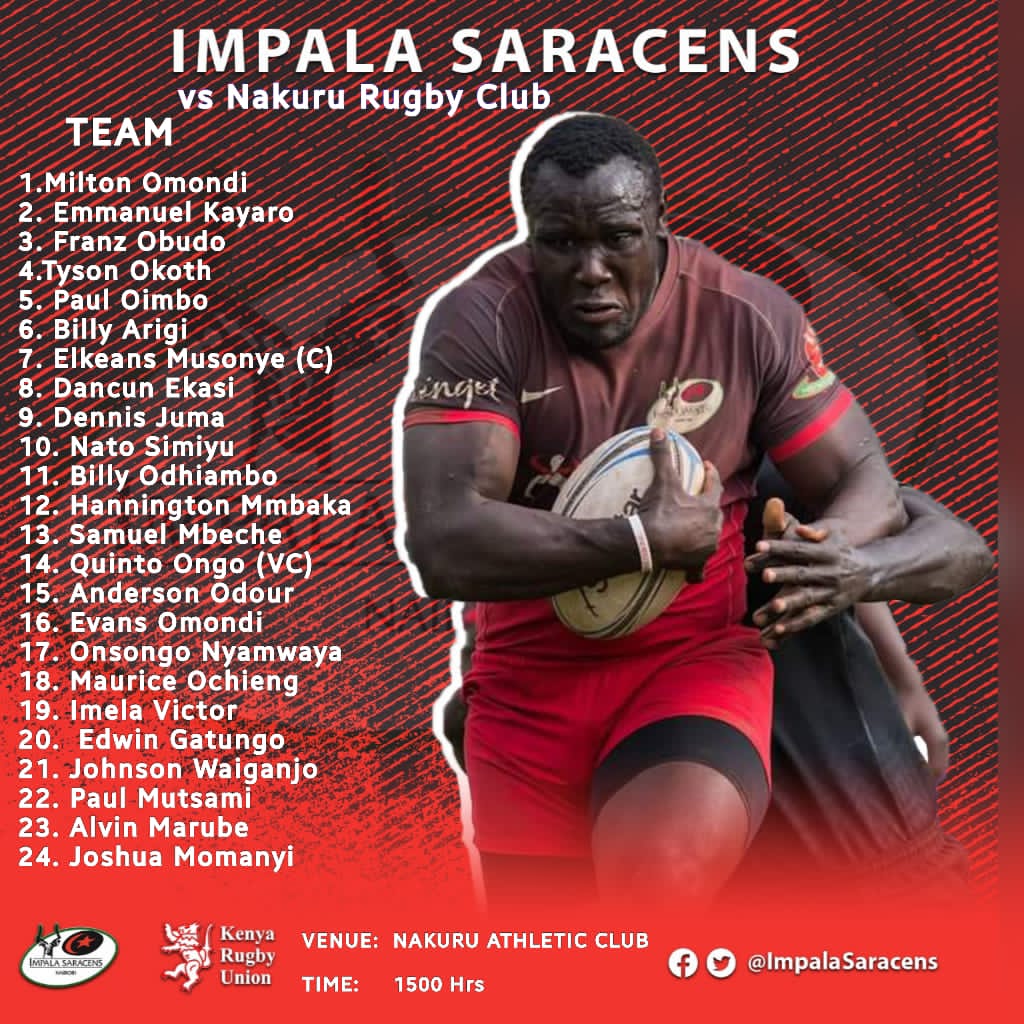 ImpalaRfc's tweet photo. Match week 7 squad!!!
#impalaTime
#kenyacup
#ResolutionInsurance https://t.co/33ThAgtVUP
