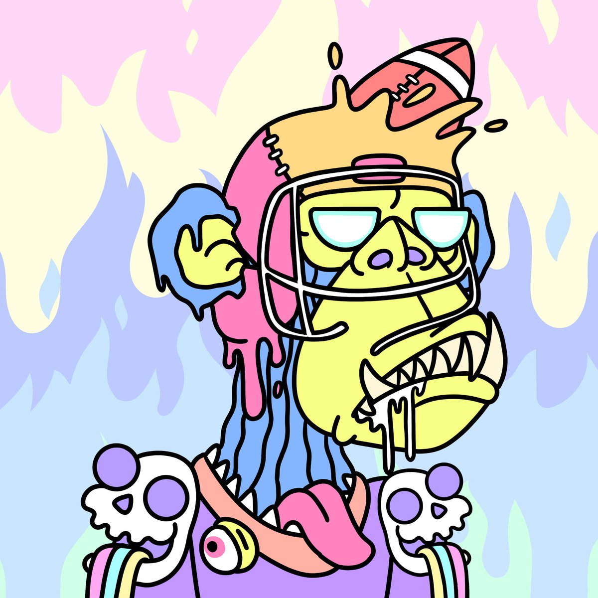 Hey <a href="/DrewLock23/">Drew Lock</a> do you like your custom 1/1 Undead?👀