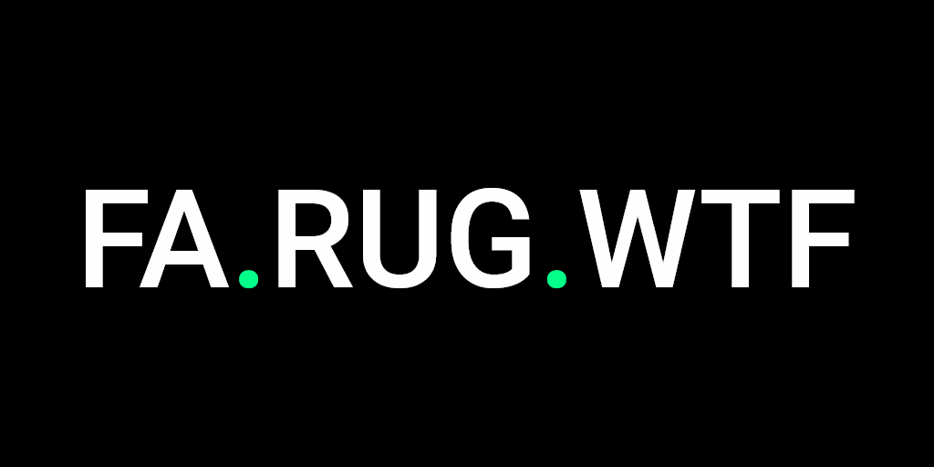 Josh_Backman's tweet photo. F.A with faces runs hard af π₯
@RUG_TECH @RUG_HUB @FUCKINGBUILD #qNFTs #NFTCommunity #fuckingbuild https://t.co/lkYfp7fm3t