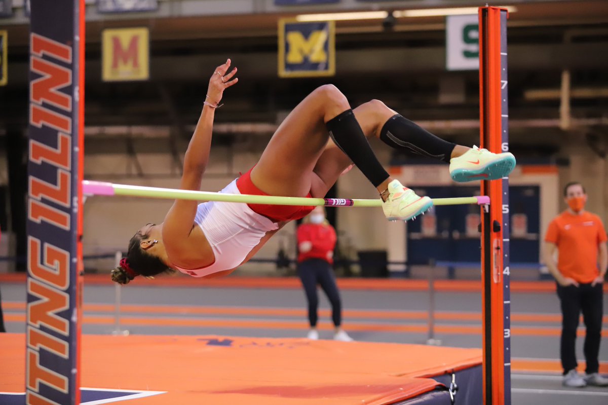 .<a href="/tarohocker/">Alexa Tarohocker</a> ties for first in the pentathlon high jump with a clearance of 1.62m 🙌

She sits in second through two events at 1454 points.