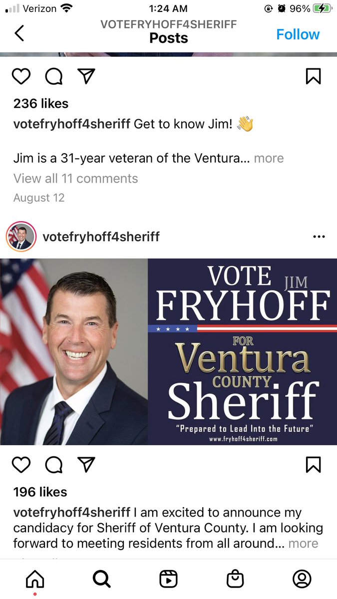 EdenfieldPl's tweet photo. 🔷Vote 4 #Fryhoff 4 #Sheriff VC 

Volunteer Support Donate Follow #Fryhoff4Sheriff on Twitter FB &amp; Instagram🔷SheriffElections2022

⁦@Fryhoff4Sheriff🔷🔸🔷2O22⁩ https://t.co/c1lW3j7zsA
