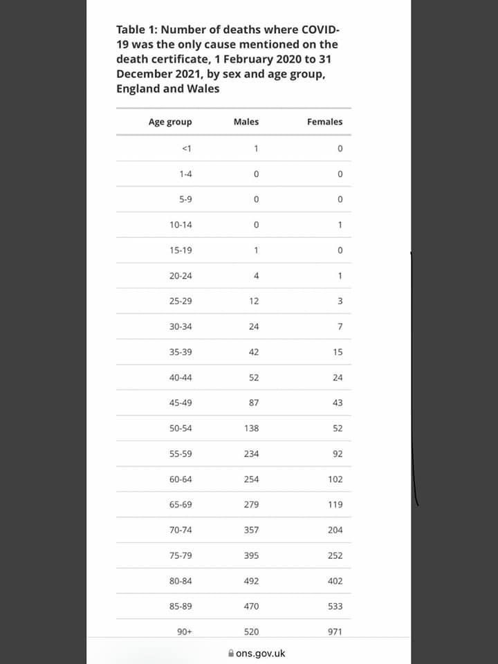 Ditts1's tweet photo. @RealDeniseWelch @NHS100K Yes it’s funny how they have gone quiet! Here are the actual numbers of deaths from covid by age! Shocking how the govt have fooled so many 😤 https://t.co/9JzToTQuIU