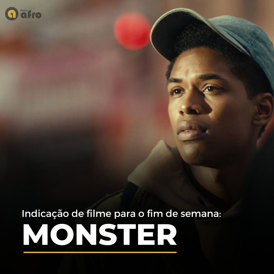 AfroBanco's tweet photo. Finalmente chegou a tão esperada sexta-feira e para começar o final de semana com o pé direito decidimos então trazer uma indicação de filme para vocês.

Assistam o filme Monster na Netflix, esse filme retrata um pouco da nossa luta contra o sistema judiciário racista! https://t.co/XJemIlaIek
