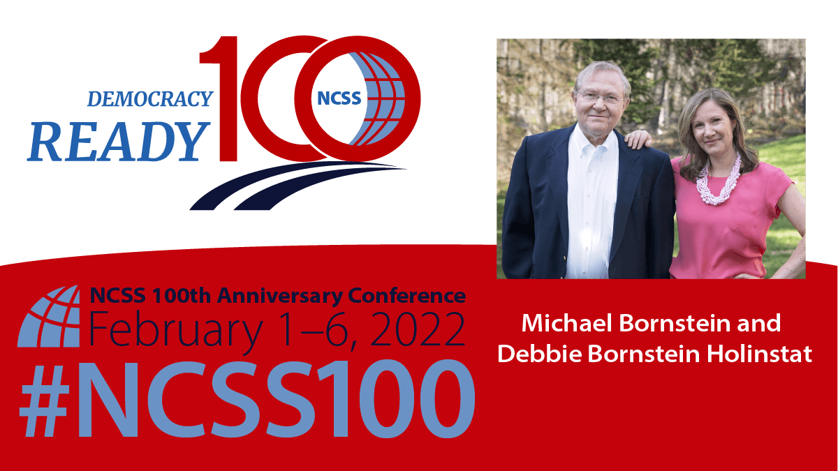 NCSSNetwork's tweet image. Learn from Michael Bornstein &amp;amp; Debbie Bornstein Holinstat at #NCSS100. Together, they will share the true story of how a father’s courageous wit, a mother’s fierce love, and one perfectly timed illness saved Michael’s life during the Holocaust. Register: hubs.li/Q012GfXn0
