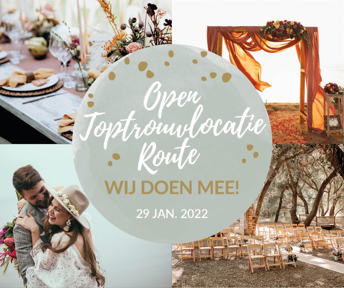 HuisZypendaal's tweet photo. &amp; TROUWEN - Op zaterdag 29 januari doen wij mee met de Open Toptrouwlocatie Route, schrijf je nu in! Van harte welkom! #OTTLR 
https://t.co/LKltdbWdSR https://t.co/x5mCOMhkIB