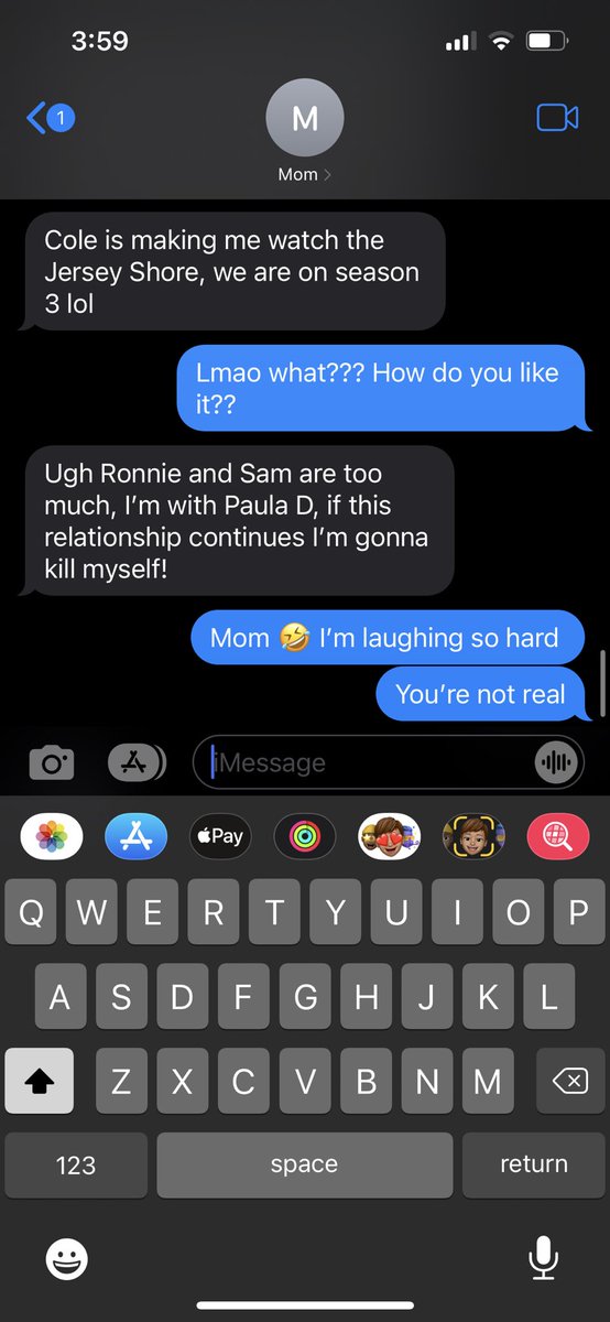 FeestH's tweet photo. Not the text convo I expected to have with mom today. https://t.co/V0jz4FxYsV