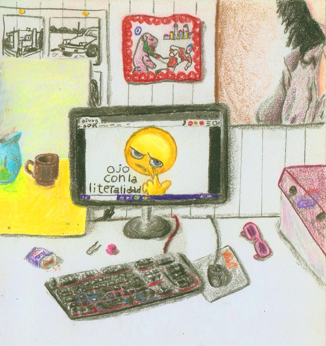 HIII! 🤠✨ New drop today. "La literalidad MATA x-x" it's my new NFT. Enjoy it.

6 ed. 0.6Tz.
hicetnunc.art/objkt/642448
@hicetnuncarg <a href="/hicetnunc2000/">hicetnunc2000</a>  @onhicetnunc  #NFTshill