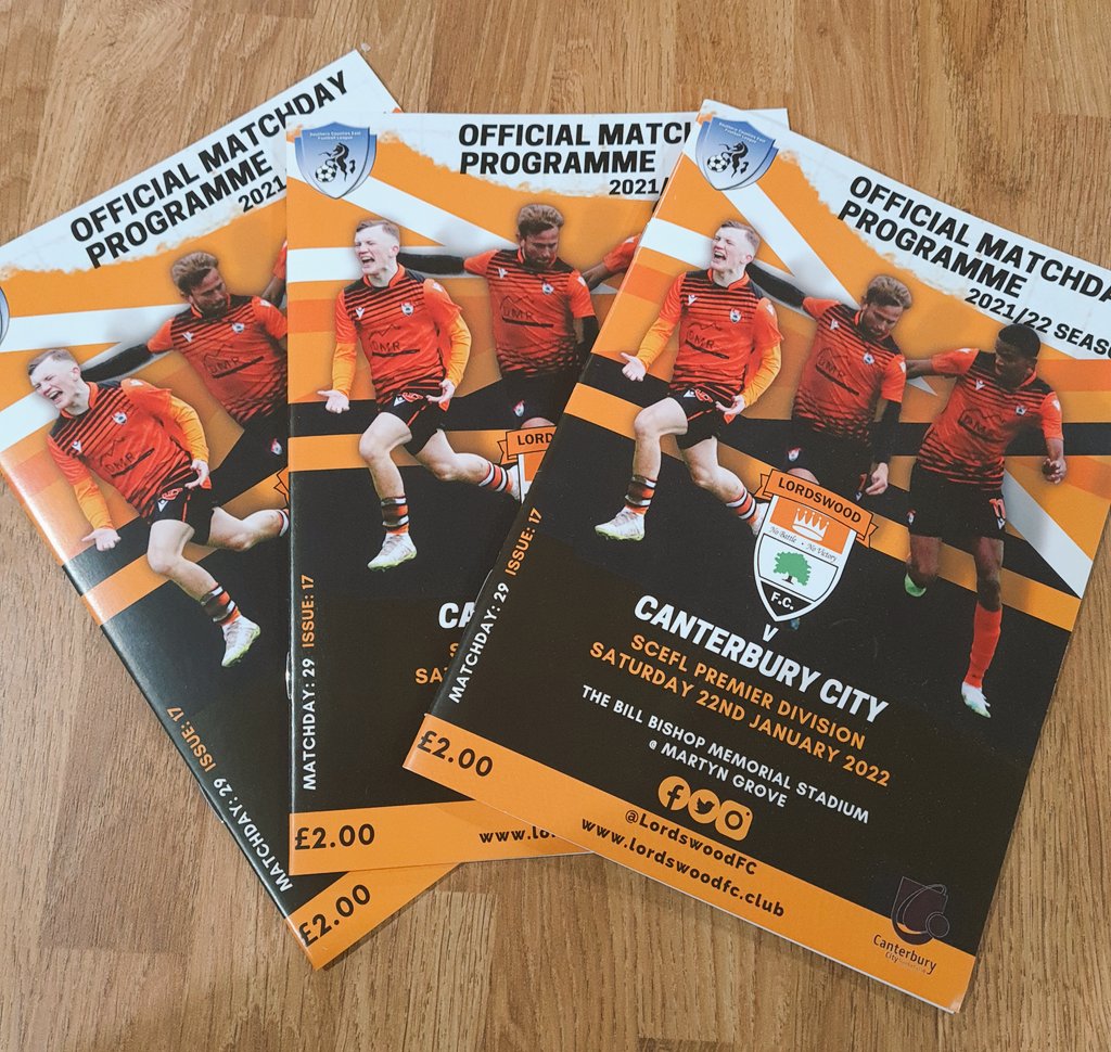LordswoodAFC's tweet photo. COMING TO THE GAME TOMORROW?
Be sure to buy your copy of our matchday programme, on sale at the turnstiles!
@LordswoodFC v @OfficialCCFC_uk
3pm KO.
COME ON YOU WOOD! 
#NoBattleNoVictory #UTW 🧡 🖤 https://t.co/jwDPTOH2W1