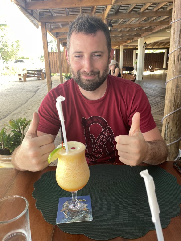 BarbNewcomer's tweet photo. When you’ve been in quarantine so long you get drunk as soon as your first cocktail winks at you @MrSmithOnBlast https://t.co/ncXsN4lhGn
