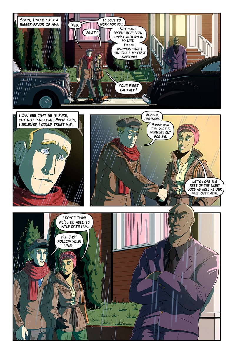 fermaiaru's tweet photo. Three more pages from Ignota. Story by Reilly Lovingood, art by Estany Marugo and me. 2016.

#ignota #comic #webcomic #Seattle #fight https://t.co/nQTdqy00Dc