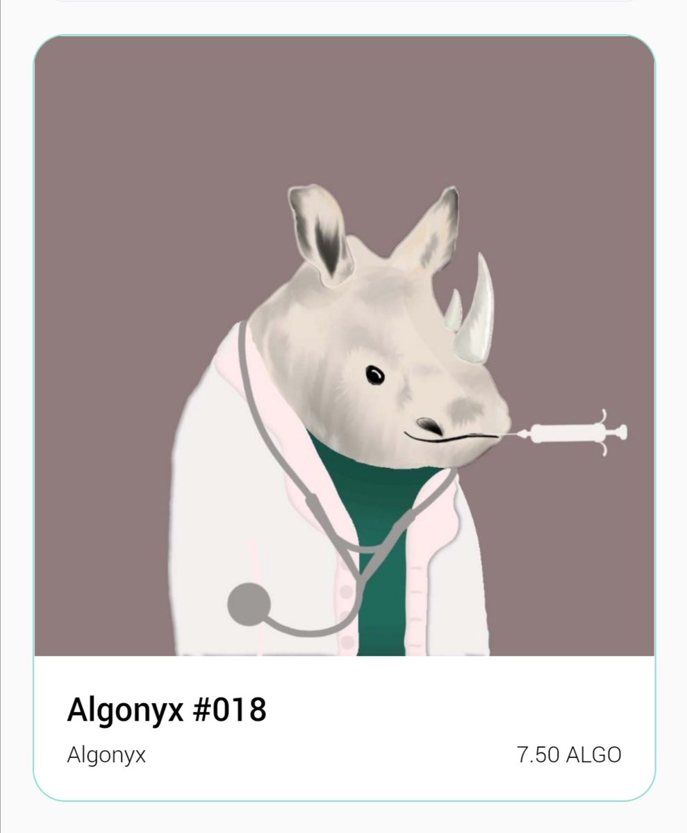 I need to find some patients. Or I will really starve #Algorand #AlgoNFT #ALGONFTs