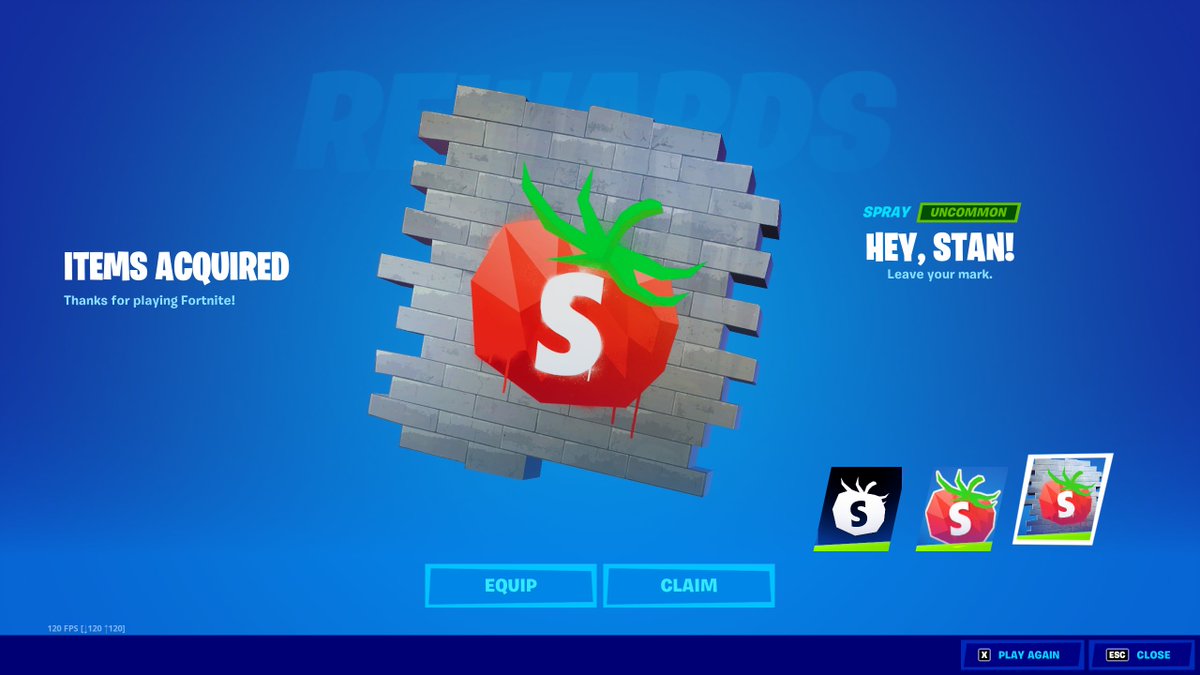 I'm giving away a code for the exclusive "Hey, Stan" cosmetics!! 🔥

RT for a chance to win - Winner will be selected in ~43 hours.