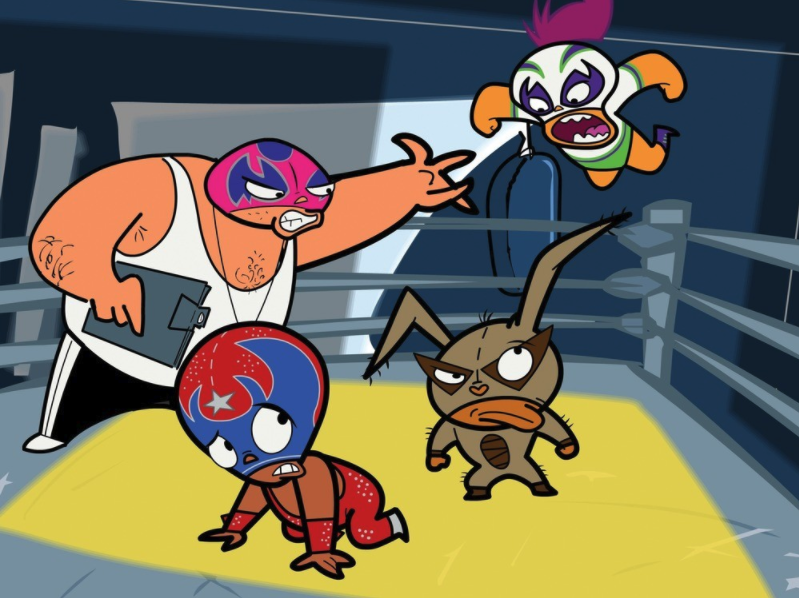 *MUCHA LUCHA! ♫ Sim, é isso mesmo: Ricochete, Buena Niña e Pulga chegaram n...