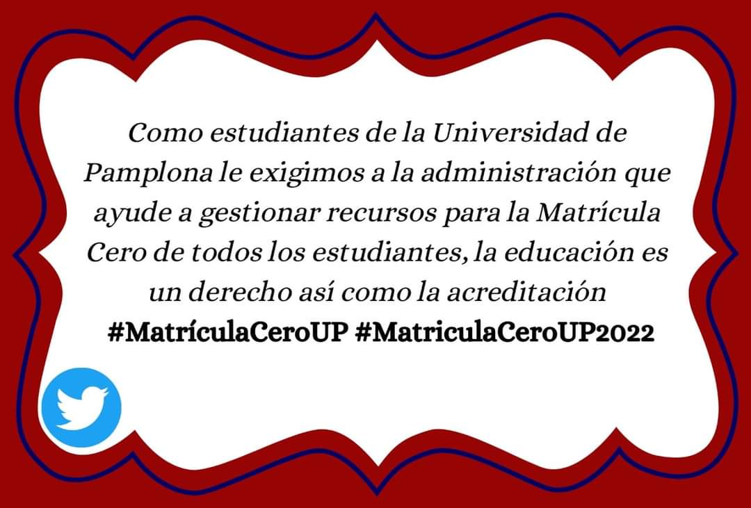 tania_jiley's tweet photo. #Unipamplona RESPONDAN #MatriculaCeroUP #MatriculaCeroUP2022 
Estamos inconformes con su labor Ivaldo Torres, respóndale a sus estudiantes como rector.#MatriculaCero #matriculaceroup https://t.co/2xQVvakTw4