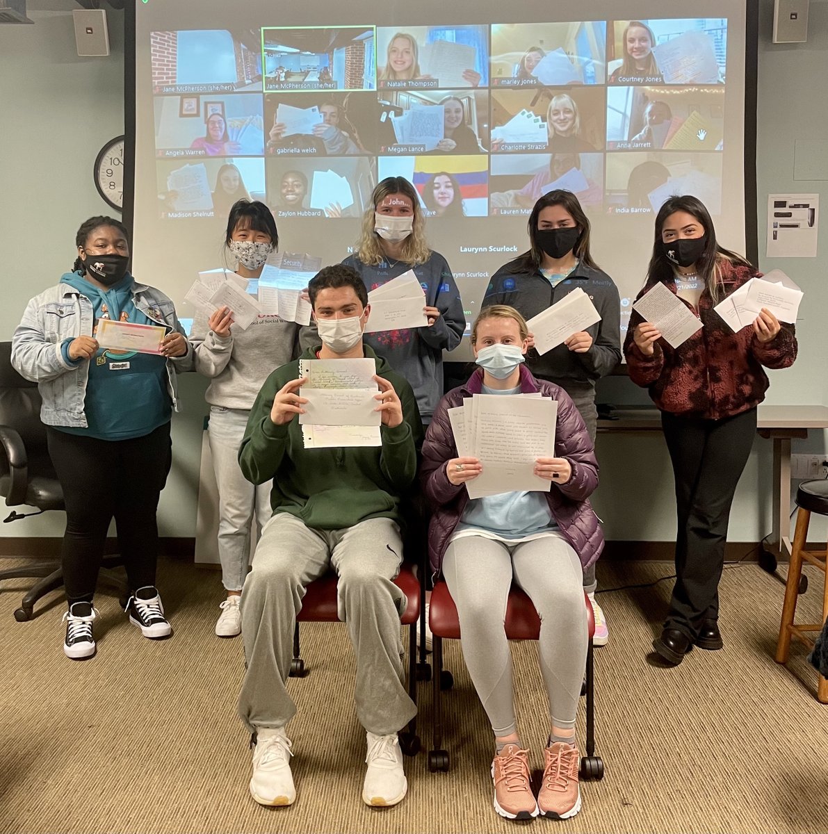 So proud of my @UGASocialWork BSW students who fiercely defended #HumanRights around the world --while fully acknowledging how much work there is do here in the USA--with their letters for @amnestyusa's #Write4Rights #W4R2021 campaign. @amnesty @UGAglobalSW