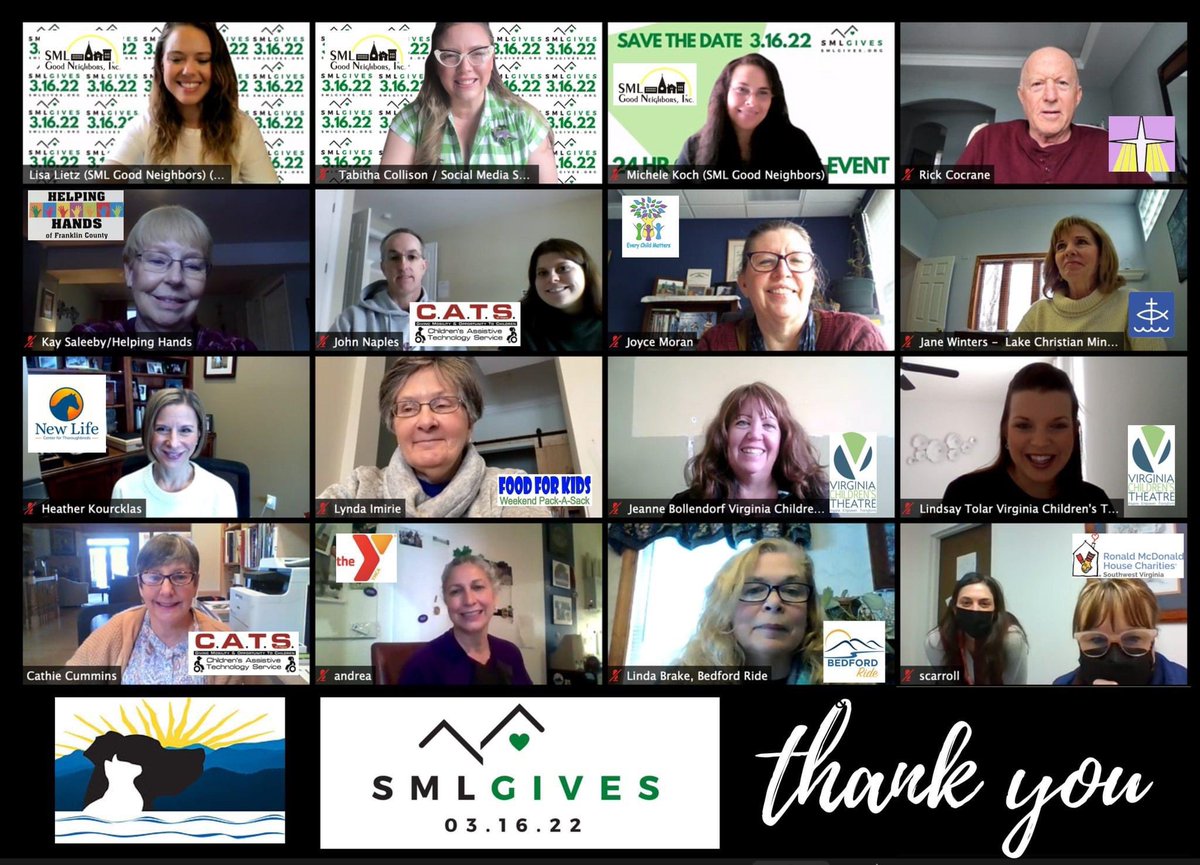 “Meet the nonprofits of SML Gives! These amazing organizations are filling in the gaps and doing important work in our community!” - L.Lietz
smlgives.org
#smlgives #smithmountainlake #roanokeva #swva #Nonprofits