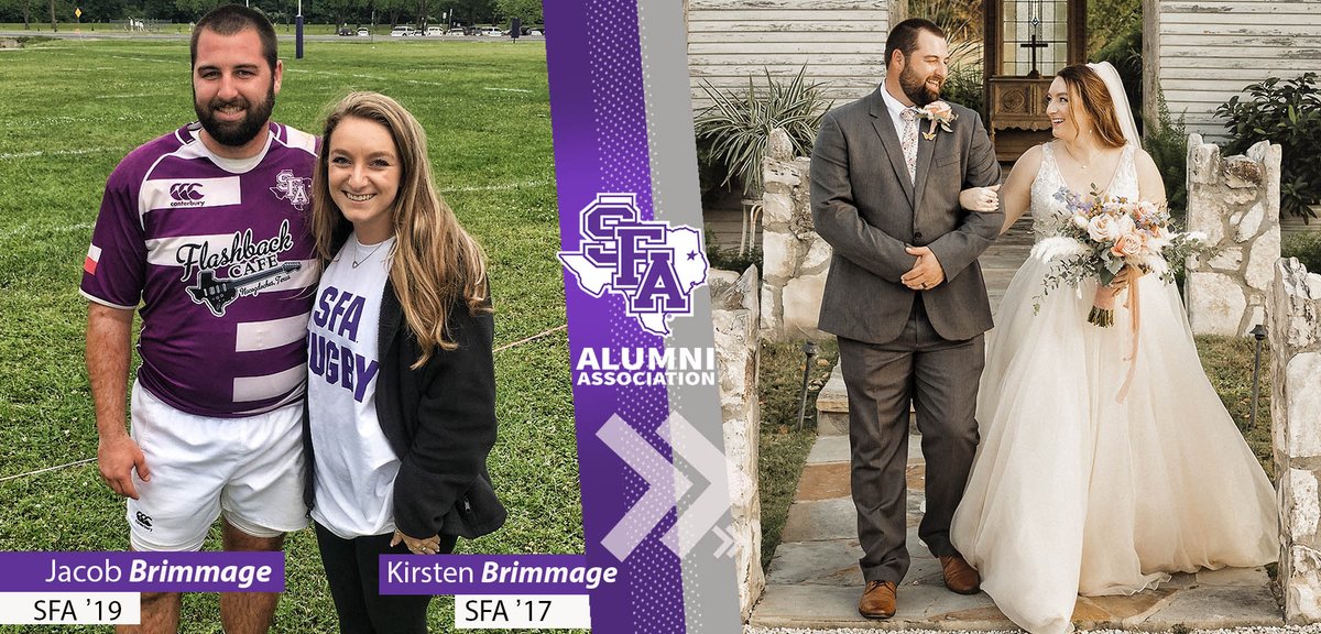 Jacob Brimmage '19 and Kirsten Kindred Brimmage '17 are up next in our series!

Thanks for sending! Great pics!

#LumberjackPride