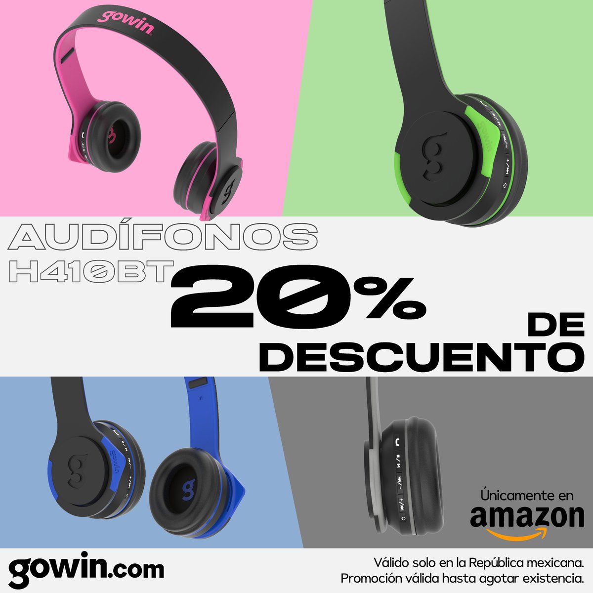Audífonos H410bt ahora con descuento de un 20% en Amazon corre por los tuyos 
amzn.to/3nPahRg 🏃

#Amazon