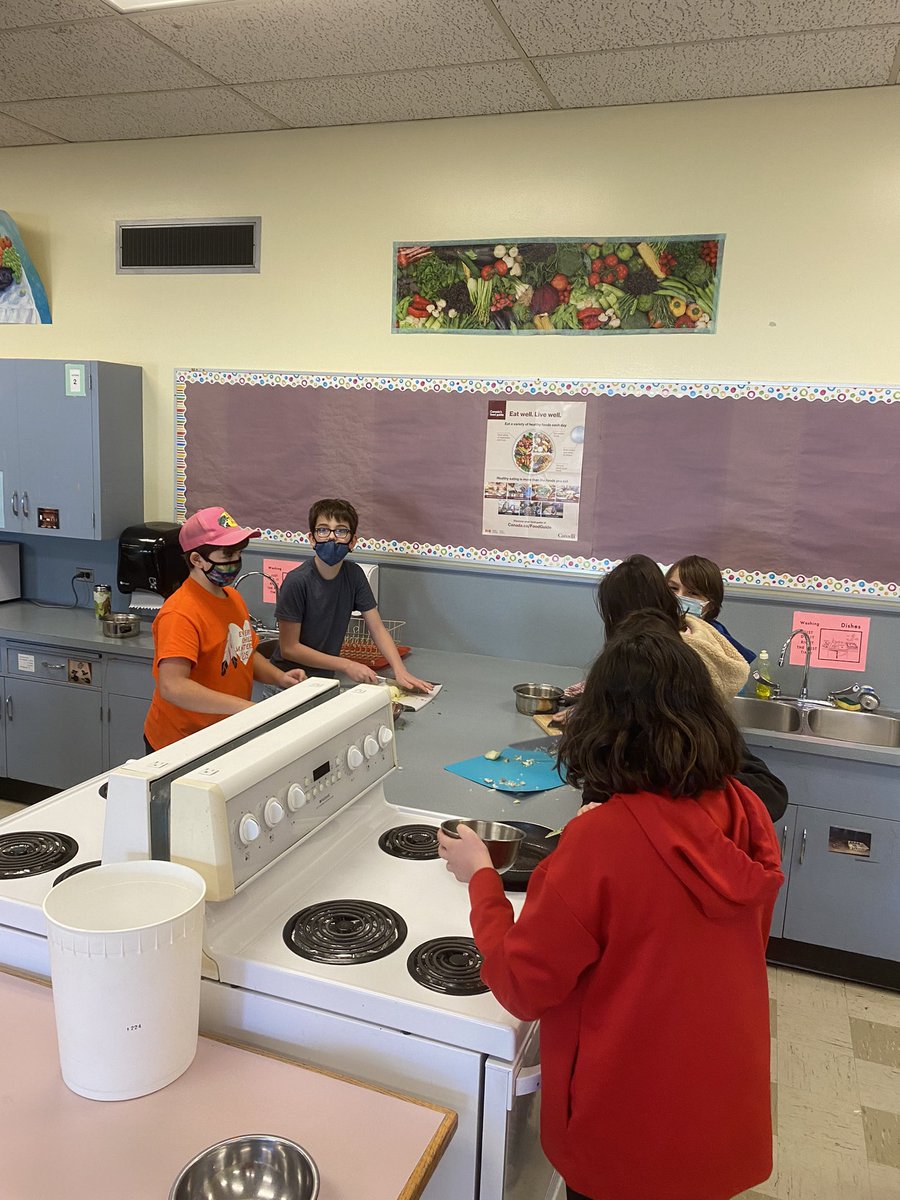 Students in exploratory have been learning to cook traditional foods from around the world. This week they made a Ghanaian dish called Red Red.